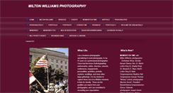 Desktop Screenshot of miltonwilliamsphotography.com